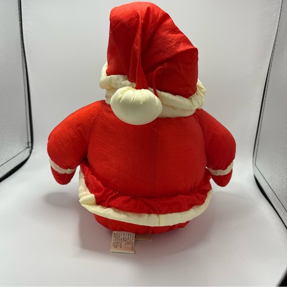 Vintage Santa Claus plush nylon parachute material stuffed animal - Picture 7 of 11